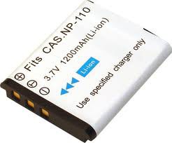 Casio NP-110 1200mAh utángyártott akkumulátor
